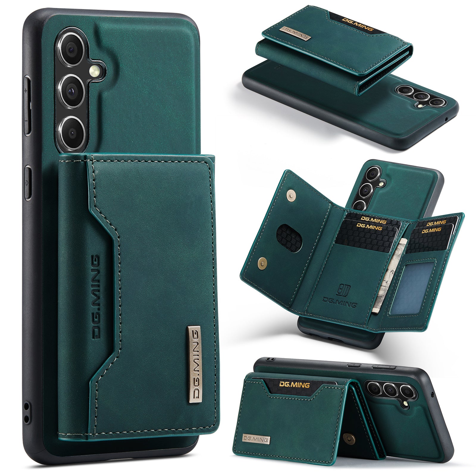 DG.MING M2 Series for Samsung Galaxy A15 4G / 5G Case Detachable 2-in-1 Wallet Phone Leather Back Cover DG.MING M2 Series for Samsung Galaxy A15 4G / 5G Case Detachable 2-in-1 Wallet Phone Leather Back Cover